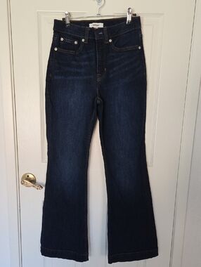 SPANX Dark Blue Flare Jeans for Women